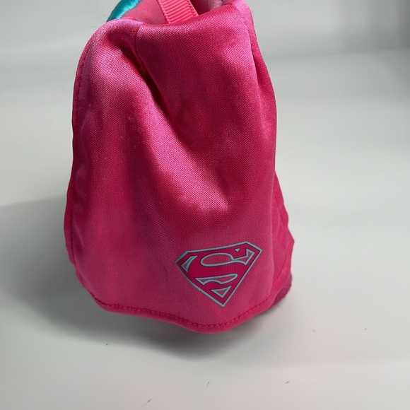 HOST PICK-   Super Girl Toddler Slippers Blue/Pink Size 5/6 - Picture 5 of 11